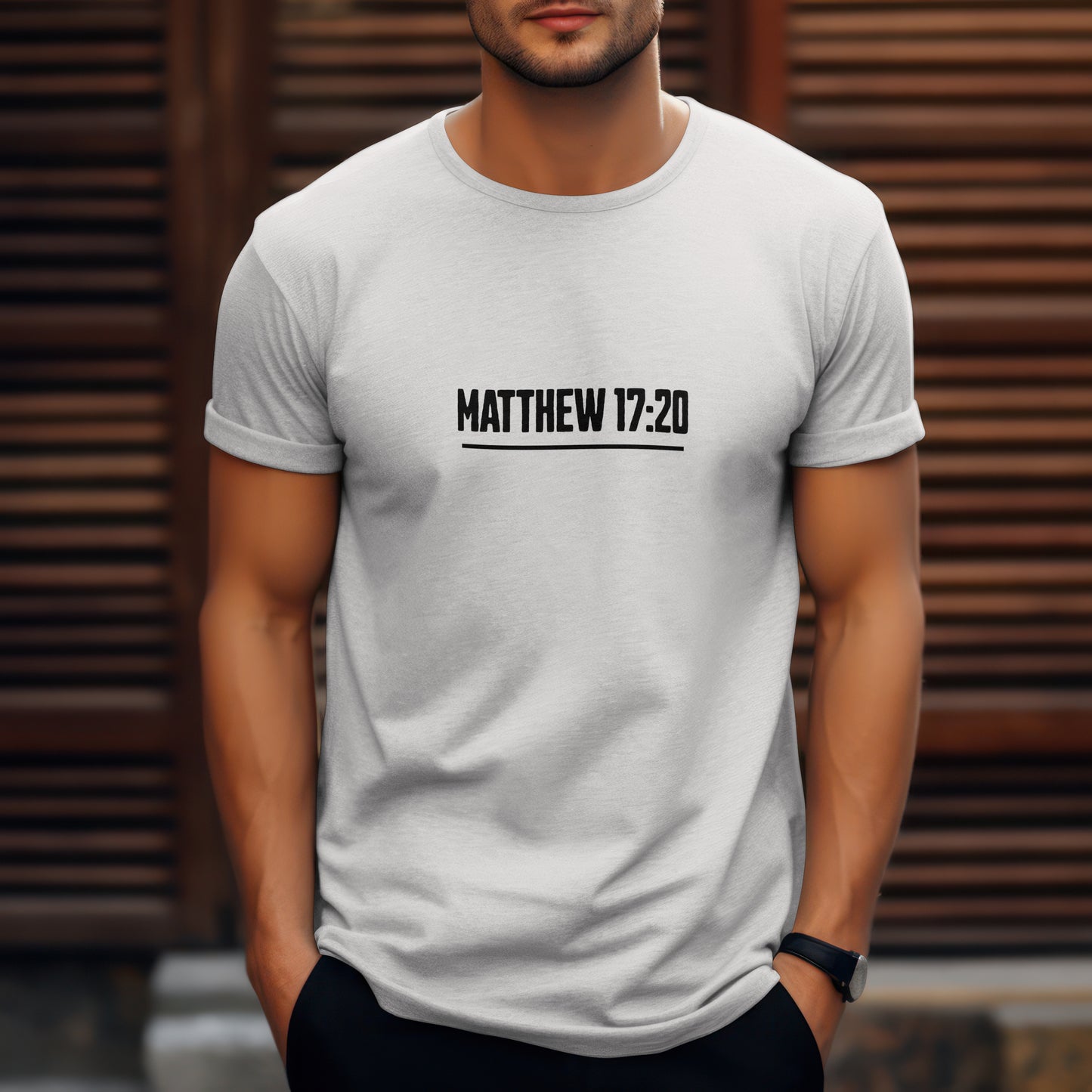Camiseta – Matthew 17:20 (Mateus 17:20)