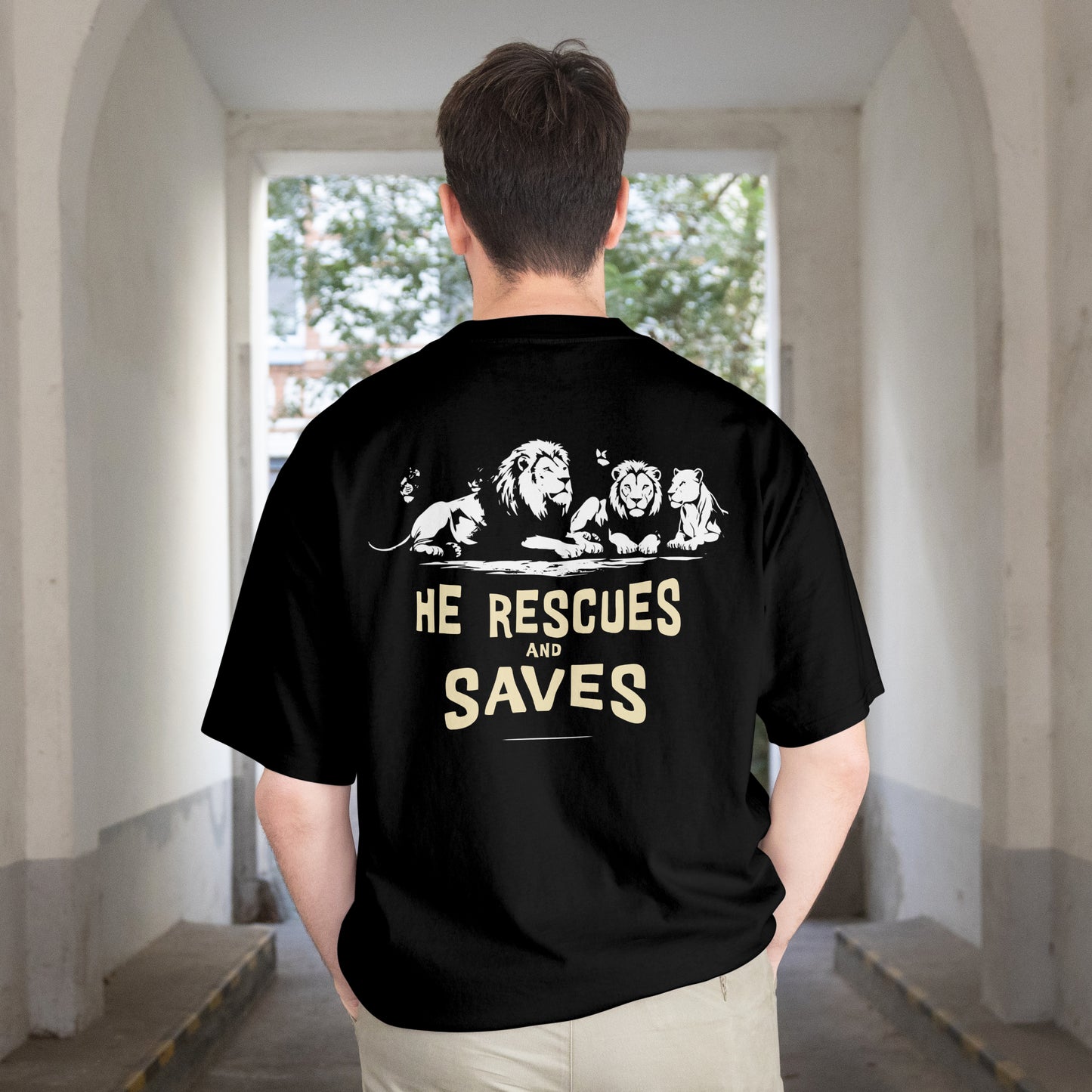Camisa - He Rescues and Saves