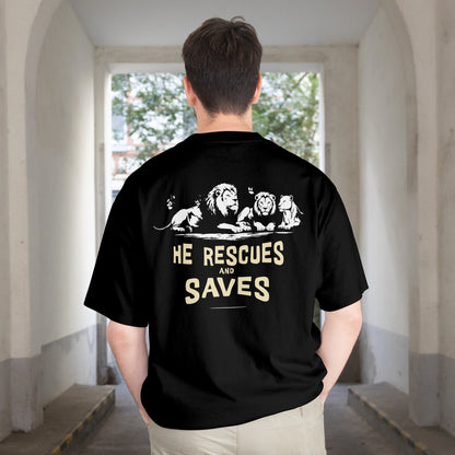 Camisa - He Rescues and Saves